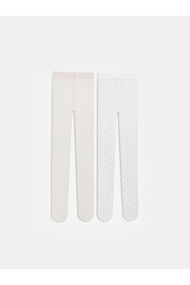 Polka Dot Baby Girl Pantyhose 2-Pack