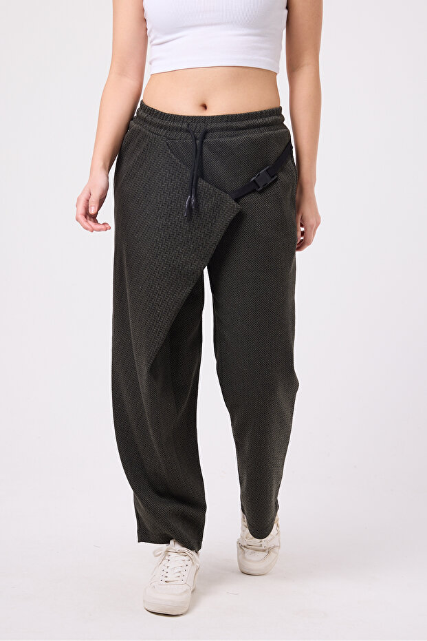 Women's Street Style Belted Baggy Pants