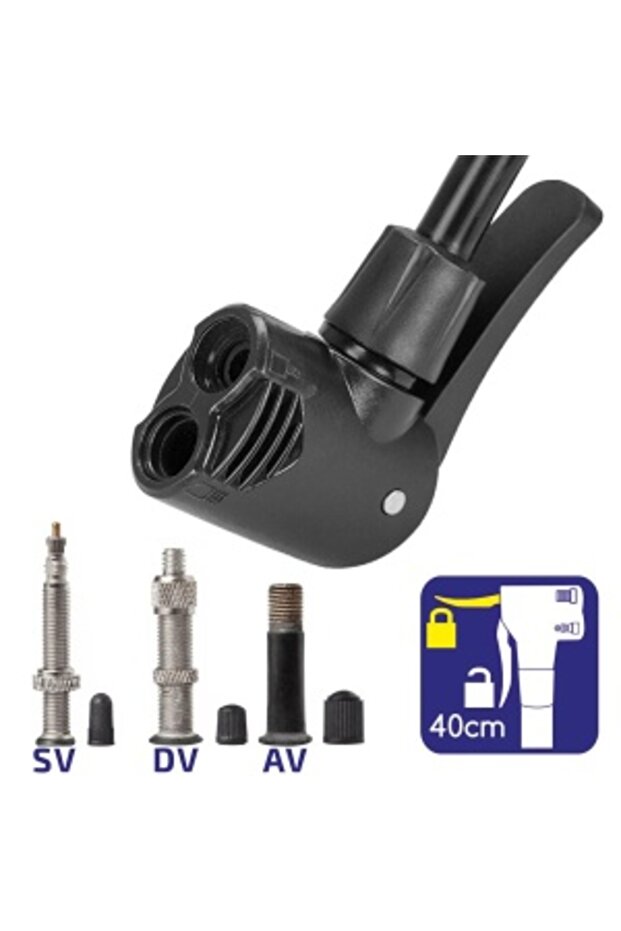 Universal Mini Foot Pump with Manometer - 8