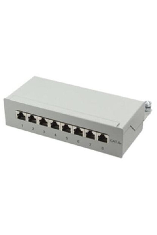 Patch Panel Cat.6A TiBlack/Wall 8-port, Gray