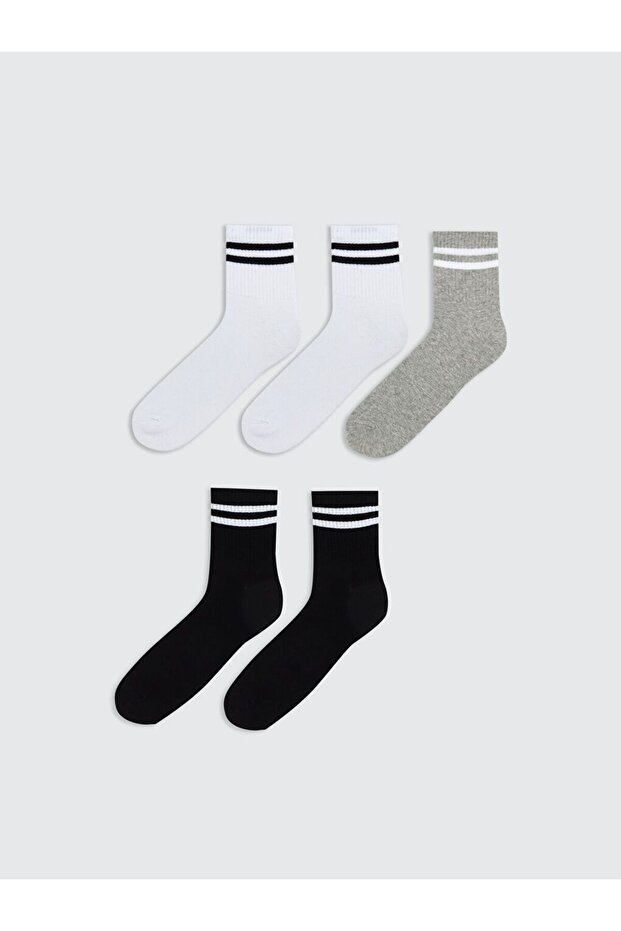 Striped Men's Socks 5-Piece
