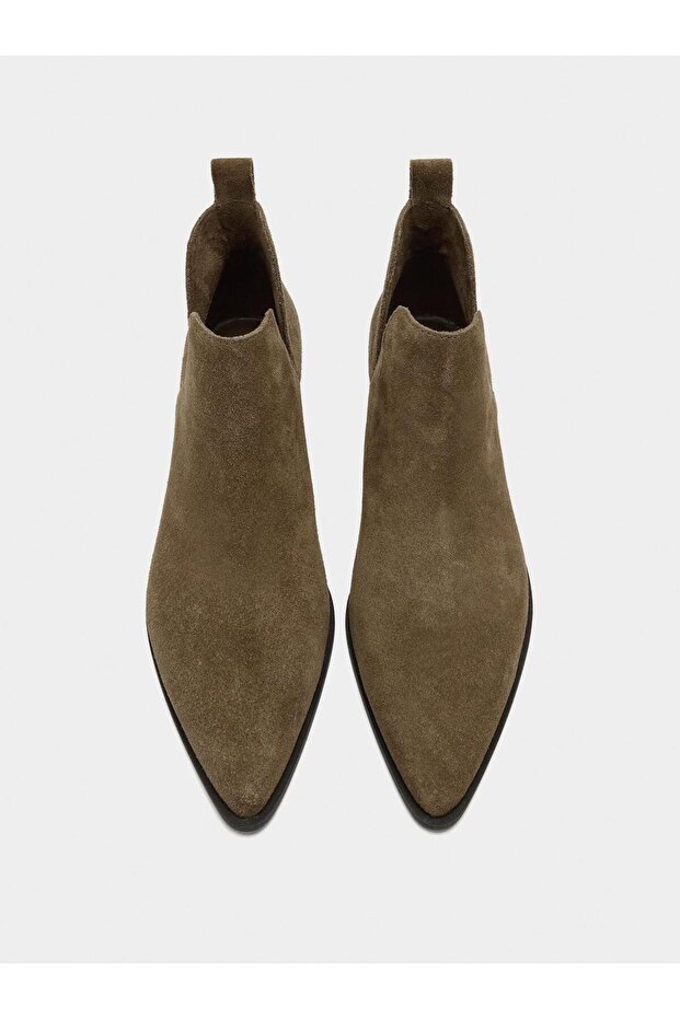 Kadın Deri Kovboy Bilekte Bot - 3