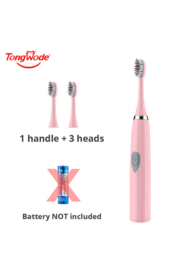 Electric Toothbrush Tongwode Electric Toothbrush for Adults Soft Bristle Portable Battery Endurance