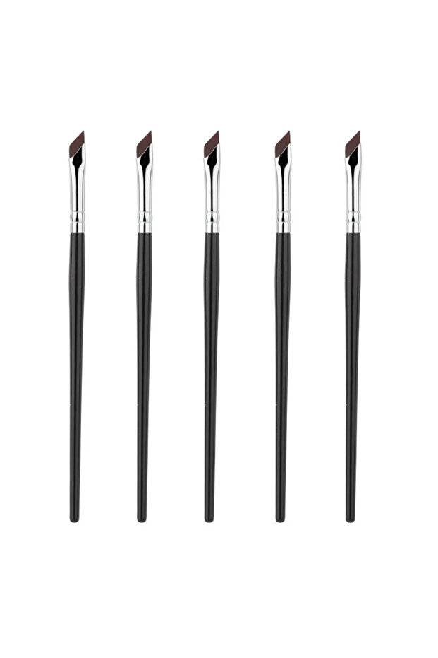 5pcs D-L01 CNK 2/5Pc Upgrade Blade Eyeliner Brush Ultra Thin Fine Angle Flat Eyebrow Brush Under Th