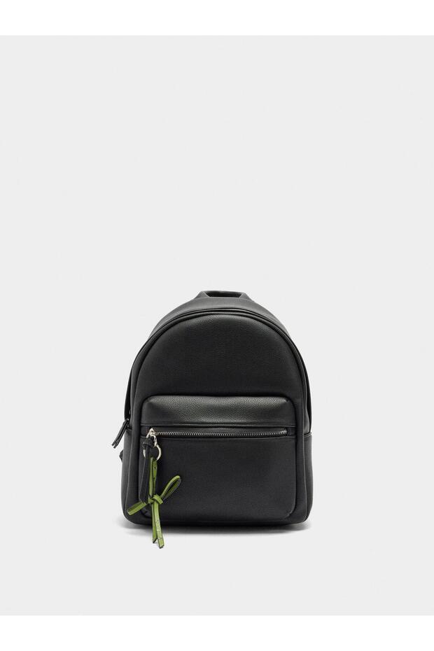 Kadın Charm'lı Basic Sırt Çantası - 2