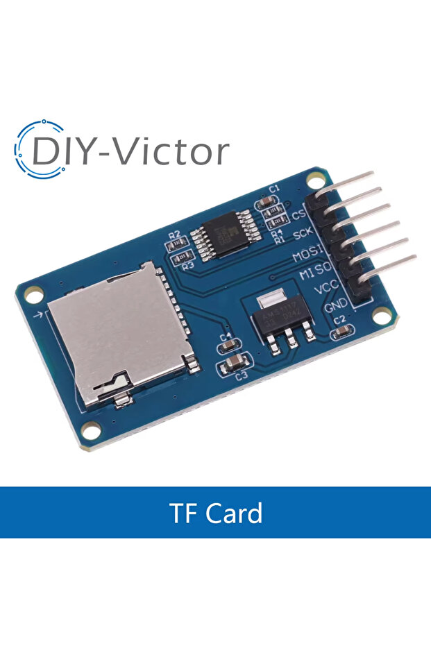 بطاقة ذاكرة TF صغيرة الحجم (Micro SD) - وحدة توسيع تخزين - وحدة حماية الذاكرة - واجهة SPI