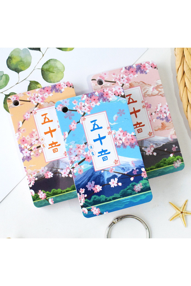 3pcs Japanese Hiragana & Katakana Flashcards 50 Kana Learning Cards for Kids and Beginners - Portabl