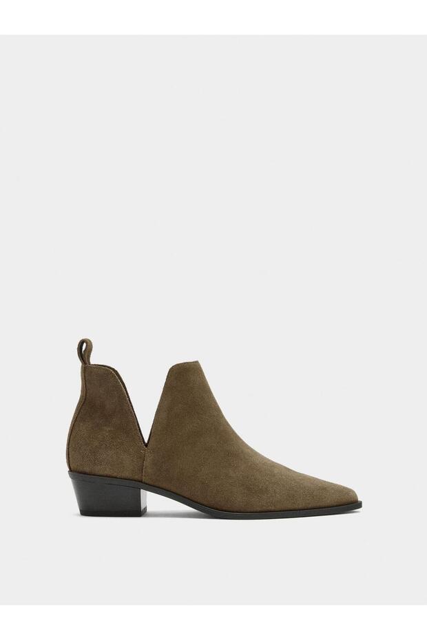 Kadın Deri Kovboy Bilekte Bot - 2