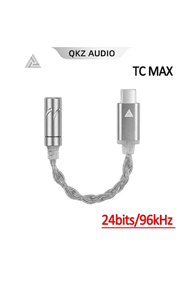 VIKEFON <=0.5m B QKZ TC-MAX Pro HiFi DAC USB Type C To 3.5mm Headphone Amplifier Audio Decoder IEM A