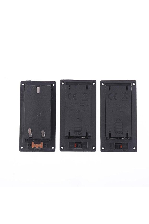 Black 2 AAA 3pcs (YY)1Pc/3Pcs 2025 New Batteries Shell Plastic 2x3x AAA Rectangular Embedded Battery