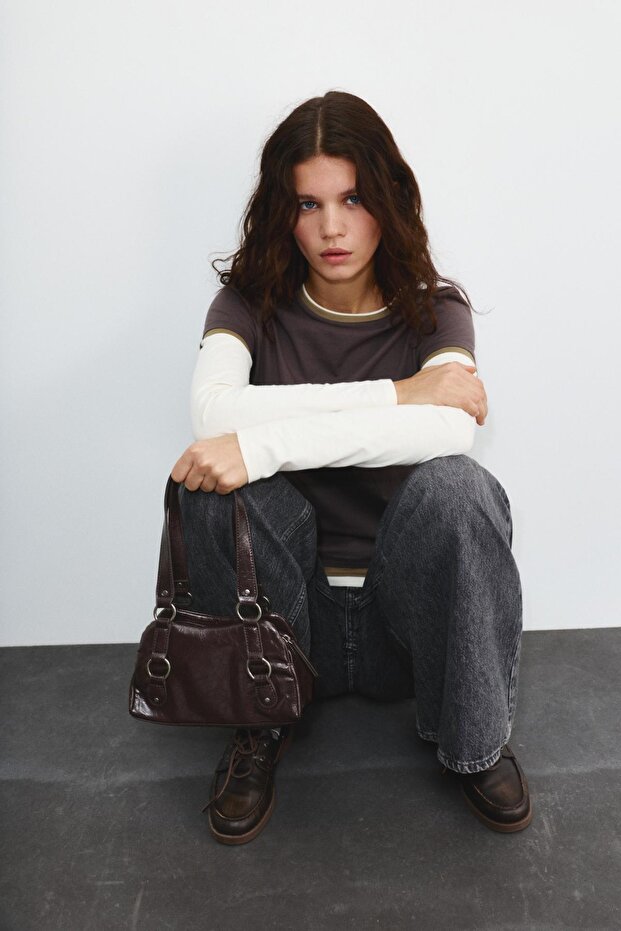 Halkalı omuz çantası - 6