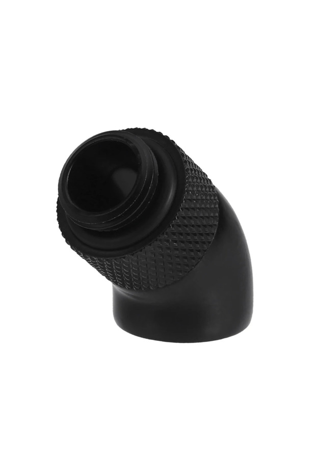ALLOET 45 Degree G1/4 Screw Thread 45/90 Degree Elbow Rotation Brass Adapter Connector Fitting PC Co
