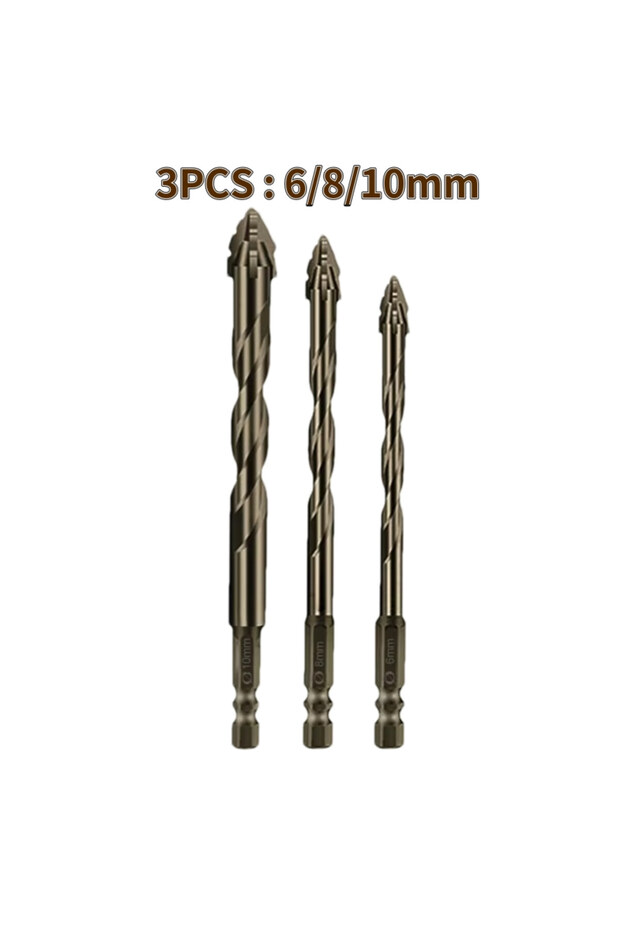 3pcs set 2 7/6/5/4/3/2PCS New Four-Flute Sawtooth Eccentric Drill Bit Multifunction Drill Bit Set Fo
