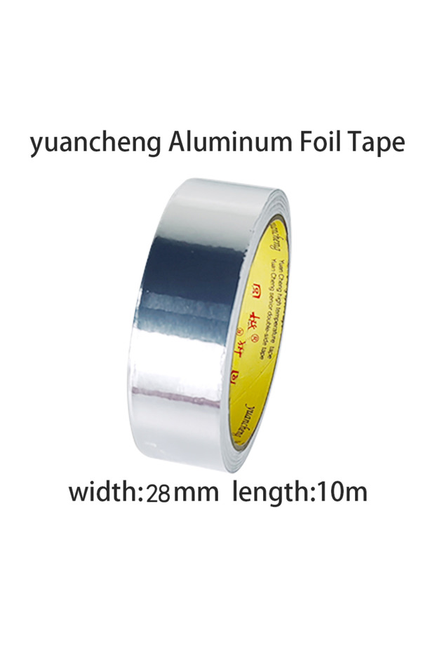 Other 10M width-28mm 1roll High temperature resistant aluminum foil tape, waterproof and oil-proof,