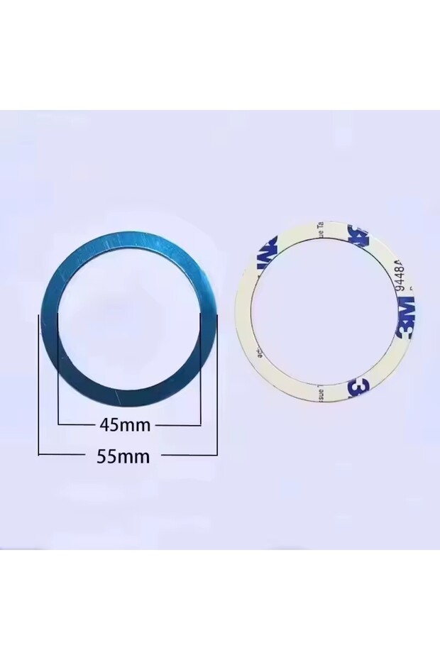 1 Iron Ring Ultrathin Car Magnetic Mobile Phone Holder Adjustable Foldable Anti-shake Vehicle Naviga