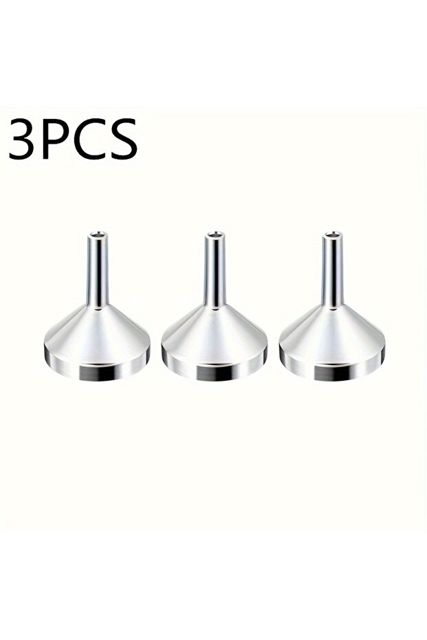 3PCS Silver 1/3/5pcs Refillable Perfume Bottle Funnel, Mini Perfume Travel Bottle Refillable, Bottom