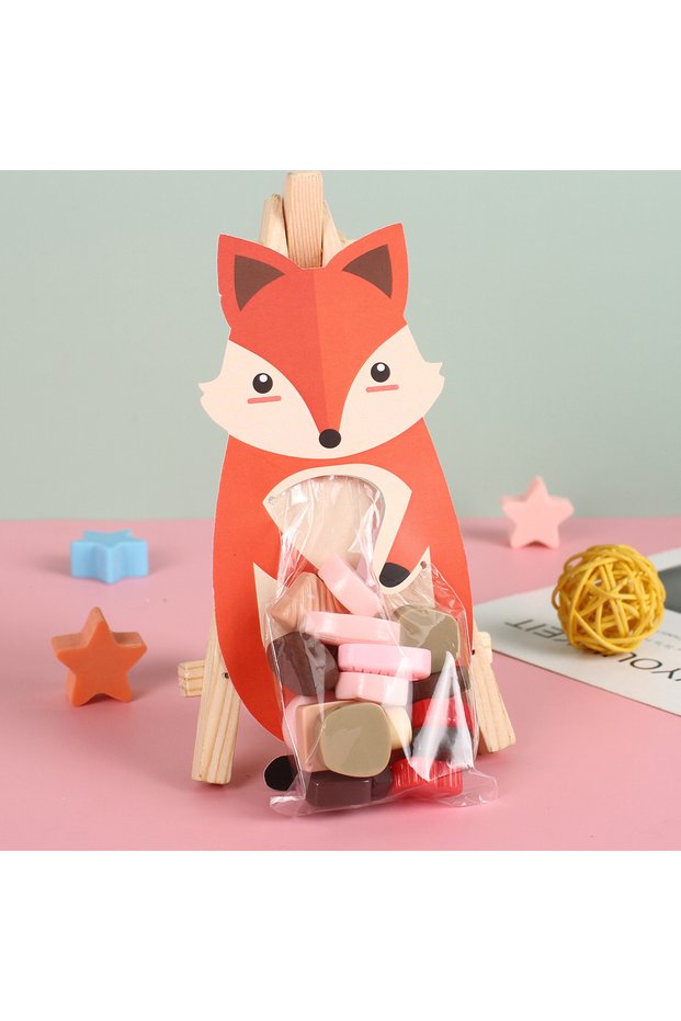 20pcs animal bags-E 10pcs Cute Animal Gift Bags Candy Bags Baby Shower Birthday Party Cookie Bags Be