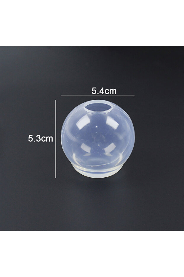 54x53mm 1PC 20-100mm Ball Shape Silicone Mold 3D Planet Ball Epoxy Resin Mould for DIY Crafts Home D