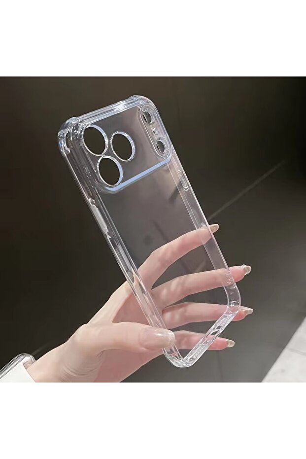 For iPhone 17Pro Transparent Soft Silicone TPU Phone Case For iPhone 17 Pro Max Anti-fall Transparen
