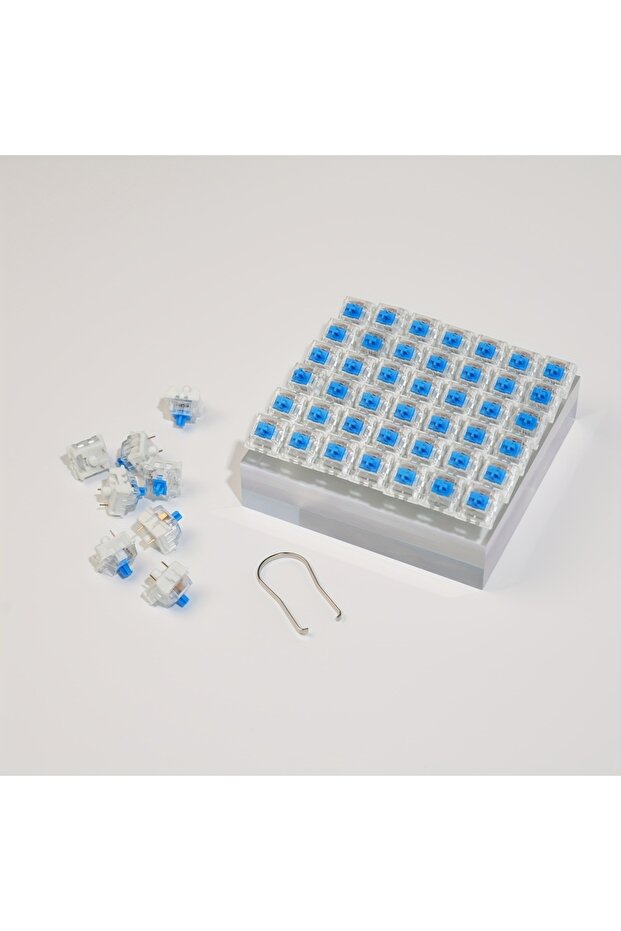 Cyan 50pcs 50pcs/100pcs Practical Blue/Black/Red/Brown Switches Mechanical Keyboard DIY Hot-Swappabl