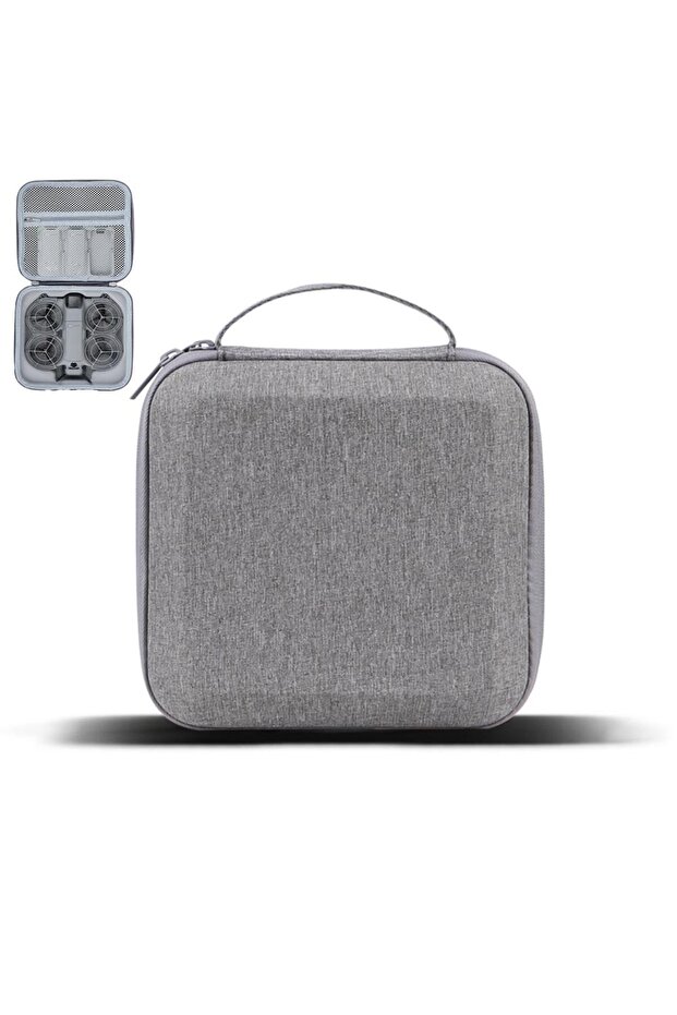 Nylon Gray For DJI Neo 2 Drone Portable Storage Bag Hard Shell Carrying Case Box Waterproof Anti-scr