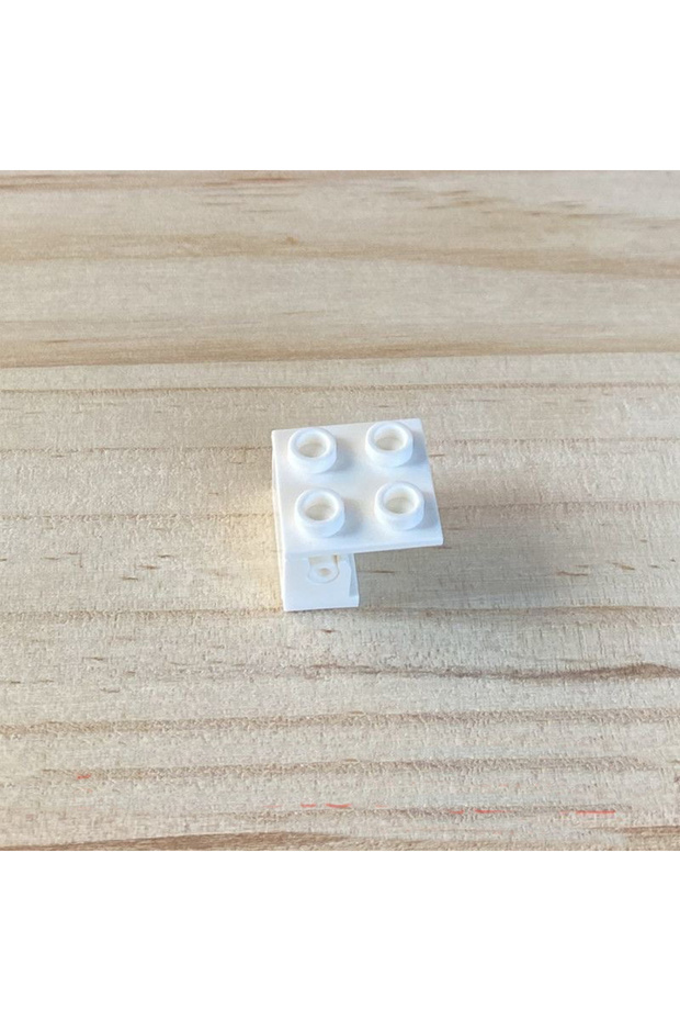 قطع طوب بيضاء 20 قطعة، طوب مفصلي 2x2، طوب مفصلي رفيع بقاعدة علوية 2x2، متوافق مع 3937