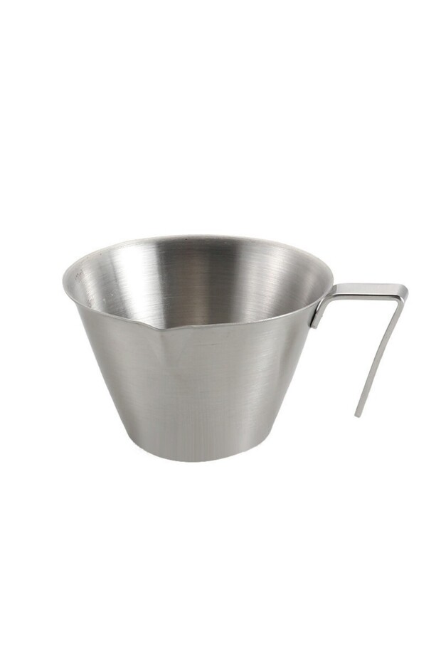 1 pcs Espresso Cups with Handle Stainless Steel Espresso Measuring Cups with V Shaped Spout Coffee D