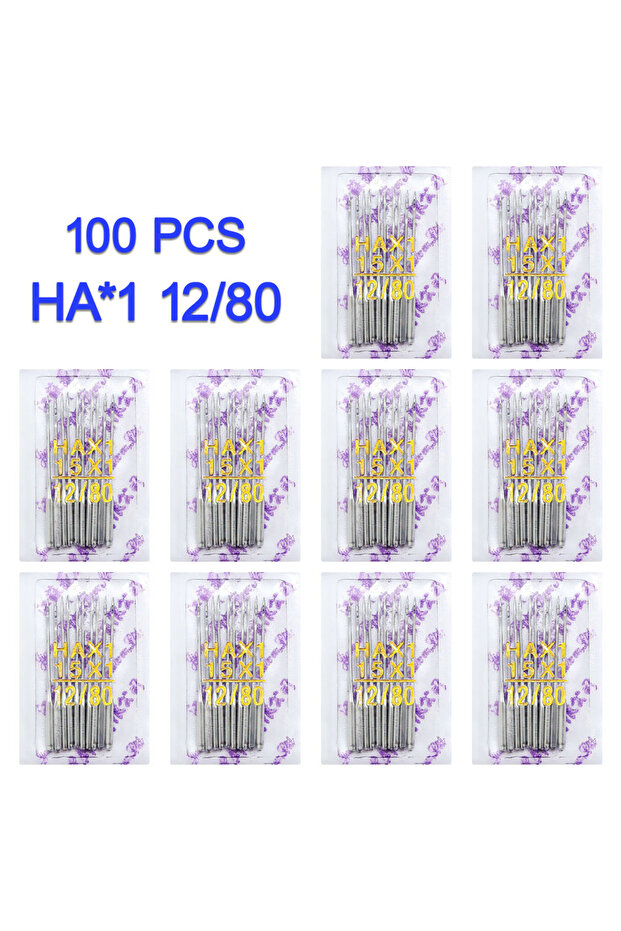 12-80 100 PCS/Box Flying Tiger Sewing Machine Needles HAX1 Size 9 11 12 14 16 18 For Most Household