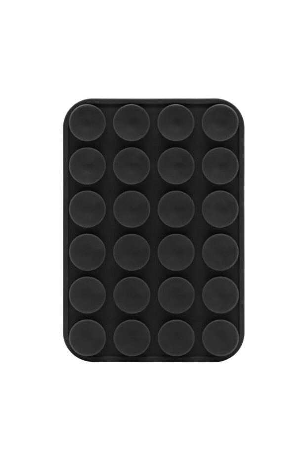 Black New Magnetic Phone Holder For Magsafe Suction Cup Silicone Magnet Wall Mount Stand For iPhone