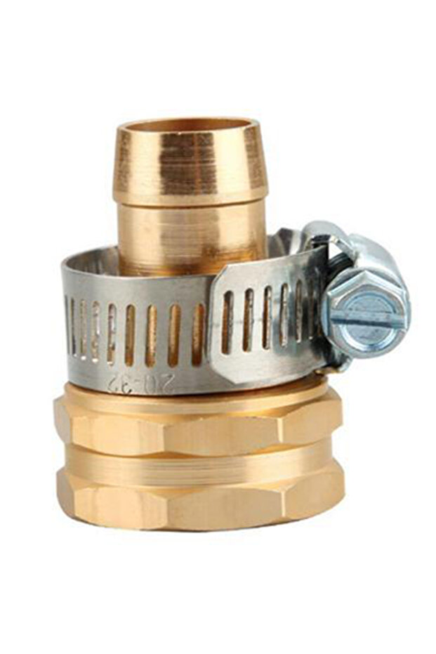 inside 3/4 Inch Garden Hose Repair Mender Kit Hose Connector With Stainless Steel Clamp Connector Se