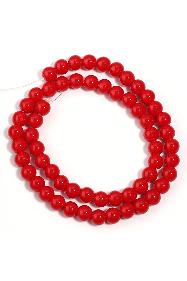 6mm approx 60pcs 4 6 8 10 12mm Red Coral Stone Beads Round Loose Spacer Beads for Jewelry Making DIY
