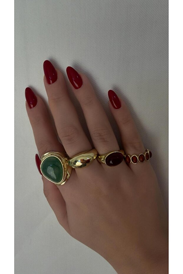 Diva Charm Dörtlü Set Yüzük - 5