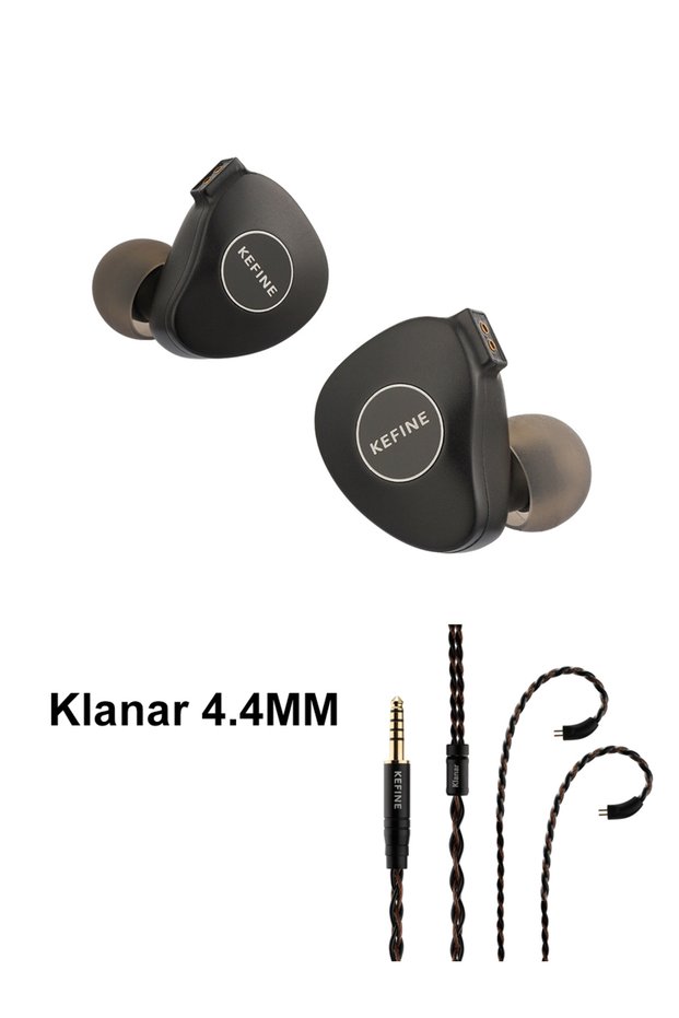 Kefine-Klanar-4.4mm Kefine Klanar 14.5mm Planar Driver IEM Hi-Fi Wired Earphone Earbuds Ergonomic De