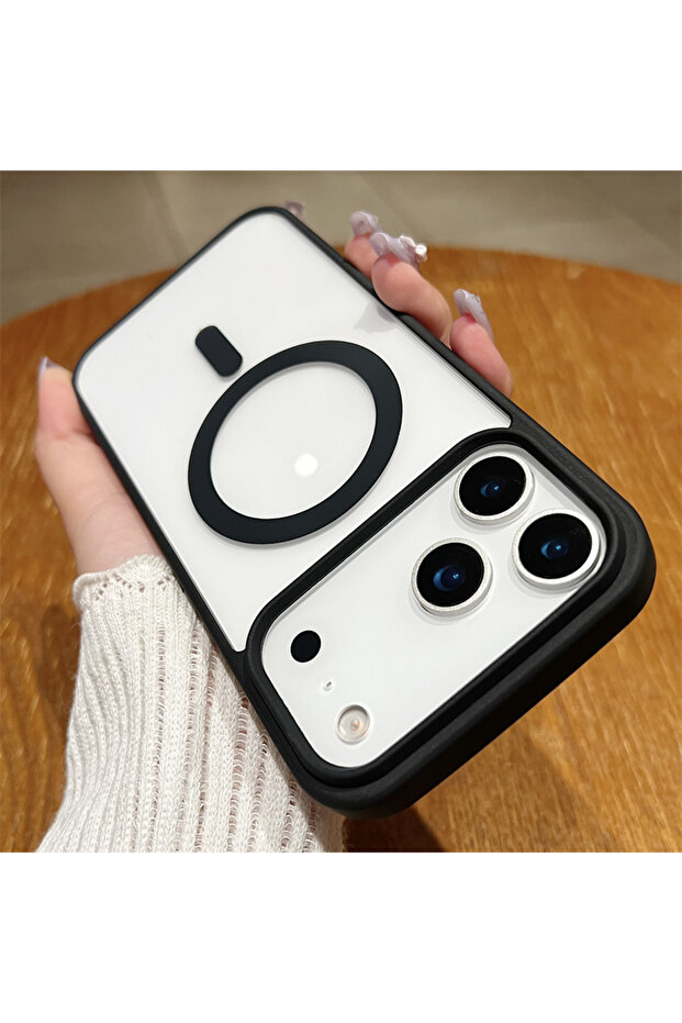 iPhone17 Pro Max Black Luxury For Magsafe Magnetic Wireless Charge Case For iPhone 17Air 11 12 13 14
