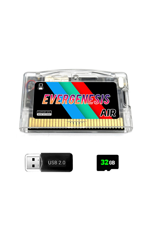 Transparent 32G New Air Game Card GBA Flash Card for GBA SP GBM IDS NDS NDSL GBA SP Game Console Cho