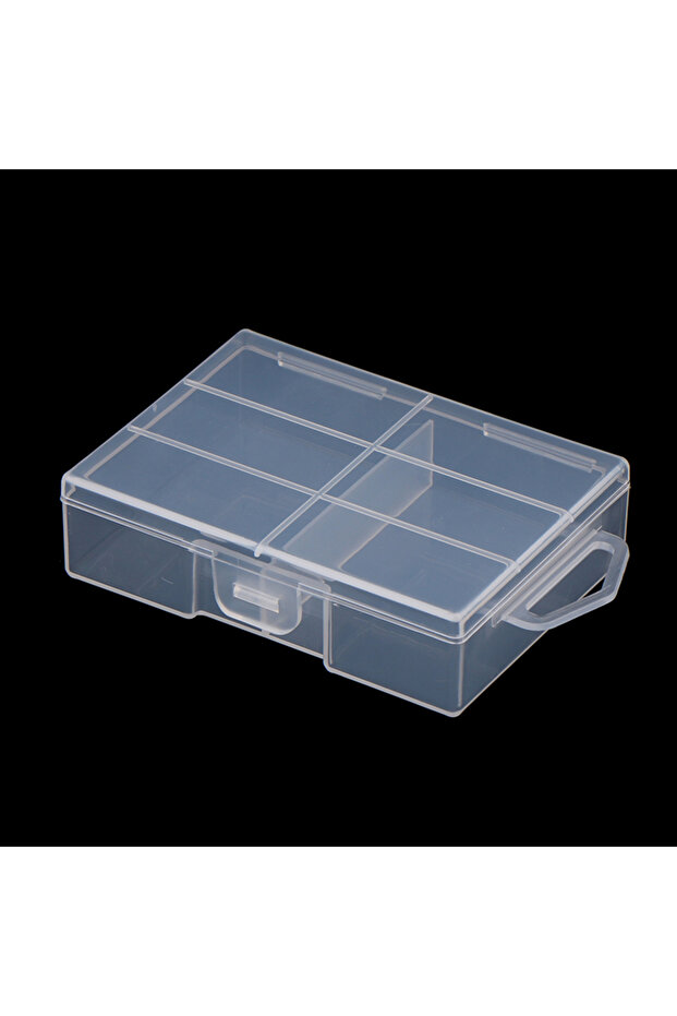 for AAA 1PCS Transparent Plastic Battery Storage Box For AA AAA Batteries Organizer With Hardware Ac