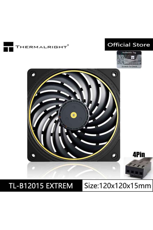 NO RGB Other TL-B12015 EXTREM Thermalright TL-B12015 EXTREM 12cm chassis cooling fan/120x120x15mm/LC