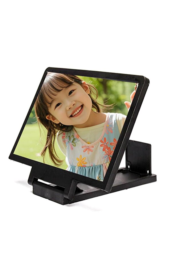 black Screen Magnifier HD Screen Magnifying Glass Eye Protection Lightweight Portable Screen Enlarge