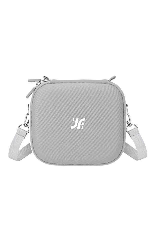 Gray Camera Storage Case PU Bag Compatible with ZV-E10K/ZVE10/ZV10 II/A6400/A6700 Mirrorless Camera