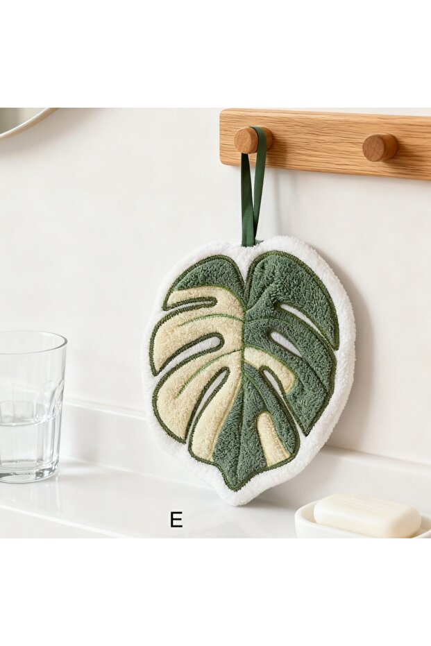 E Towels Cleaning Towel Absorbent Handkerchief Hanging Thickened Kitchen Towel Bathroom Kitchen Acc.