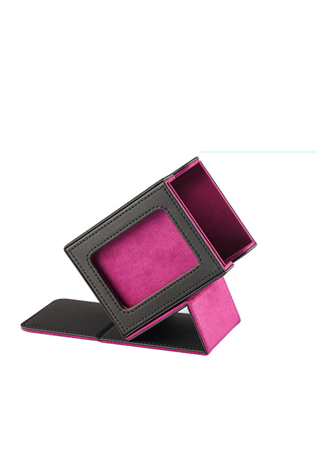 black purple Window Collection Box Game Card Organizer Storage Box Card Stacking Storage Box For TCG