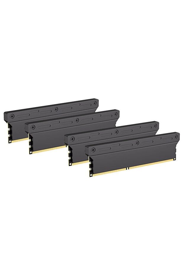 RM-02 Bk 4pcs Teucer مبرد ذاكرة كمبيوتر مصنوع من الألومنيوم عالي الكفاءة لتبديد الحرارة RAM V