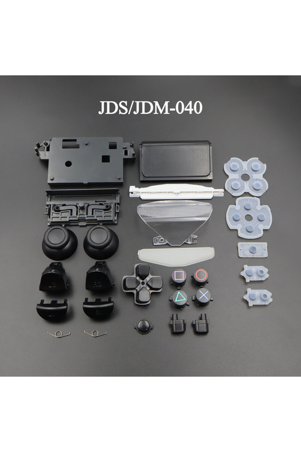 B 1set for PS4 PRO Controller JDS-040 050 JDM-010 Full housing repair parts D-Pad Circle Square Tri.