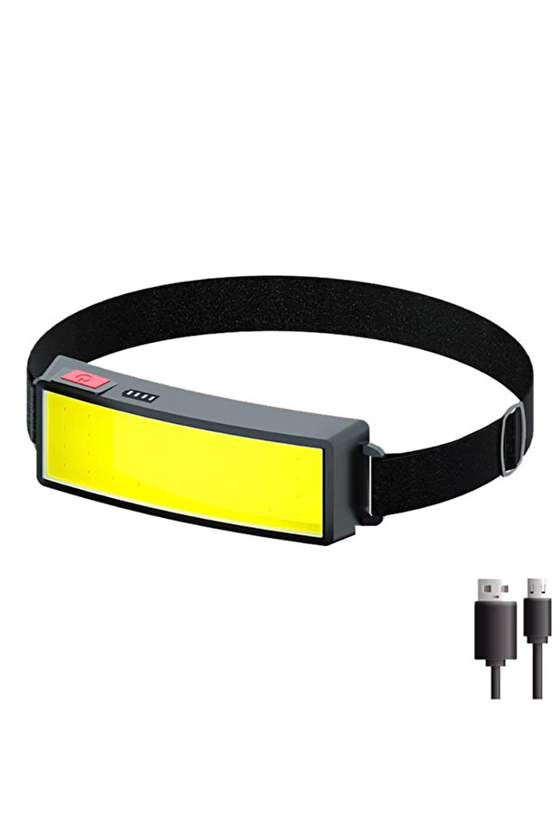 COB light COB Portable LED Headlights Outdoor Headlight Built in Battery USB Rechargeable Head Lamp