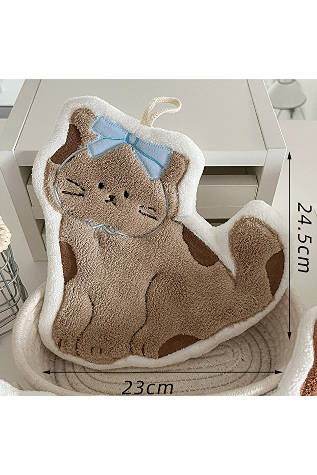 منشفة يد بتصميم كرتوني إبداعي، سريعة الجفاف، بنمط بسيط، متعددة الوظائف. - 1