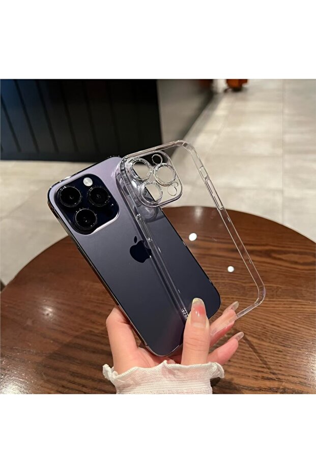 جراب شفاف لهاتف iPhone 11، وغطاء سيليكون لهواتف iPhone 16 و15 و14 و13 و12 و11 Pro Max و16e، وهاتف iPhone 13 Mini
