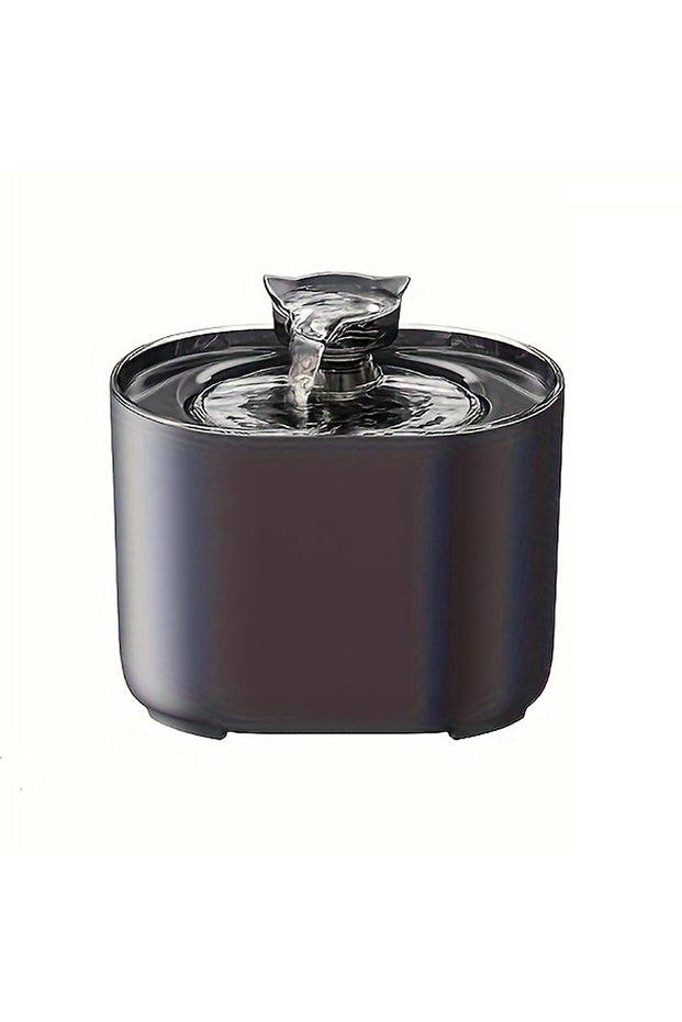 2.2L Black 1pc 2.2L Pet Water Fountain - Fountains with Automatic Water Dispenser, Fresh and Filtere