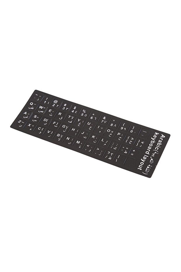 White Arabic Keyboard Stickers letter Waterproof Frosted Keyboard Stickers For Laptop PC Standard Le