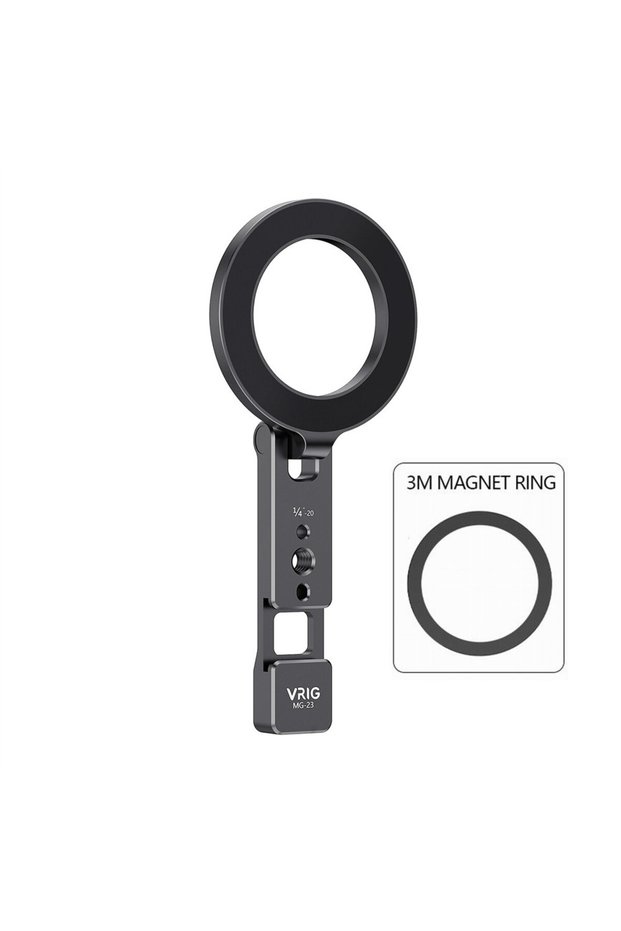 Magnetic holder VRIG Magnetic Phone Holder Stand MagSafe Cold Shoe Tripod Mount w 1/4 Screw for iPho