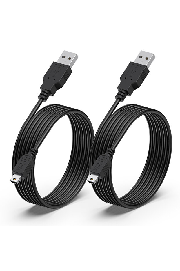 كابلان للشحن، محول USB صغير إلى USB، كابل شحن سريع لنقل البيانات، كابل USB صغير للكاميرات، GoPro، MP3، MP